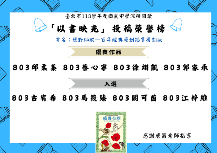 野仙蹤投稿榮譽榜
